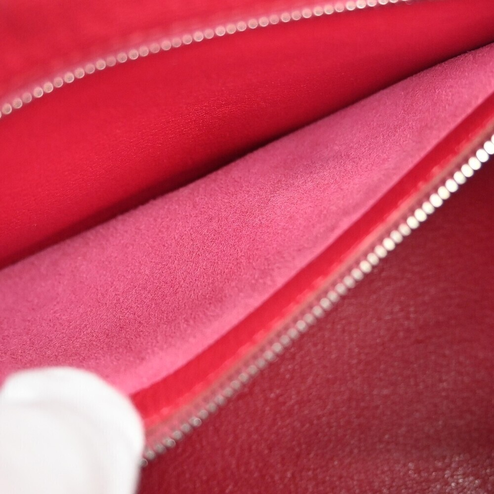 Hermes Kelly Red Chevre de Coromandel with Palladium Hardware 25 - Picture 12 of 14